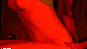 Stepdaughter toys herself while friend bangs stepdad