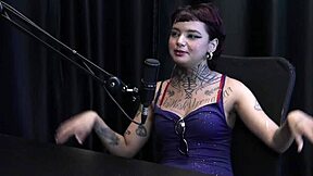 annie clementine starts with sensual pics, chats, and ends up fucking on the street in sheer red 😈