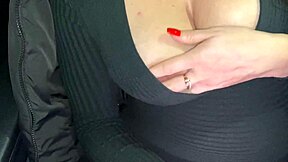 Taxi Driver Fucks a Beautiful Milf with Big Milky Tits