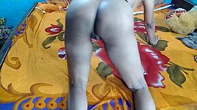 Indian bhabhi seduces husband in village home