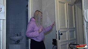 German scout - big natural saggy tits nurse naomi love picks up casting fuck