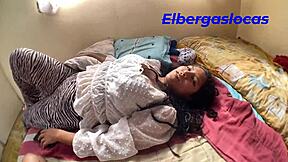 Flirtatious girl takes photos, ignites passion?