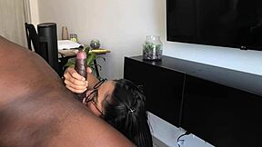 AFTER A LONG DAY OF WORK HE WANTS ME TO RELAX HIM BY DRAINING HIS BALLS -AMATEUR COUPLE- NYSDEL