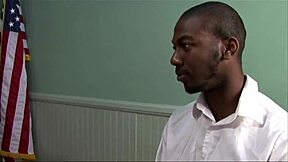 Sara Jay's big tit step mom takes young black cock deep