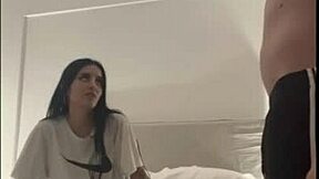 Pov Fuck with Huge Dick Stepbro Cofla24cm, Shaved Latina Pussy Riding Slutty.