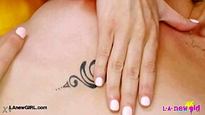 Adorable blonde beauty shows her body in photoshoot 📸