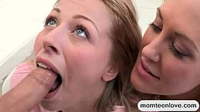 Huge Boobs Milf Brandi Love In Amazing Threesome