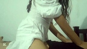 Thin Teen Riding Hard Cock