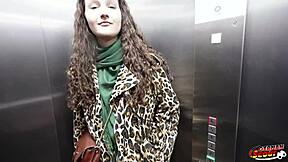 bent over german teen alisa horakova with saggy tits and hairy pussy gets fucked hard!