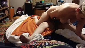 Sucking that monster cock in cowgirl makes me cum so hard, feeling it in my ass