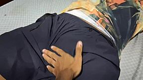 Only in the ass at the end of the afternoon with petite brunette slut