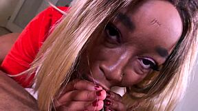 nina rivera gives don whoe a sloppy blowjob for christmas in cosplay