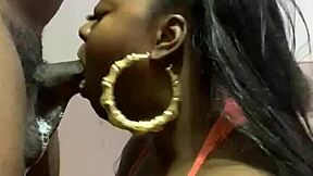 she gives sloppy blowjob, so good!