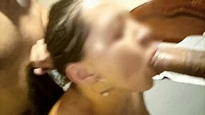 Latin Wife Enjoys Double Penetration With Two Cocks On Birthday