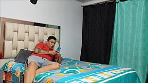 18 year old brunette wants ass massage then sex with best friend 😈