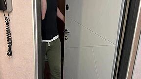 Russian stepmom rides her stepson's big cock in cowgirl, deepthroating and getting cumshot to keep her secret.