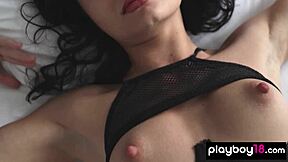 Petite Moldavian Muse Layla Balan Reveals Her Perfect Boobs For Playboy