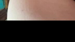 Fat Latina Milf Bent Over Receives Dirty Cum on Ass