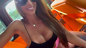 Teddy Tarantino fucks and folds Miss Lexa in Rolls Royce.