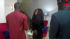 i helped my friend convince his ebony ex-girlfriend to marry him with hardcore threesome