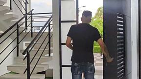 Tall brunette colombian wife finds man to fuck at job interview