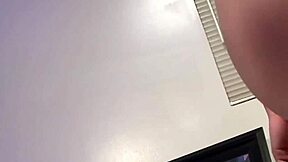 watch this stepsister teen sucking and tugging dick