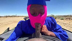 Did the class hoe graduate with a big black cock in public?