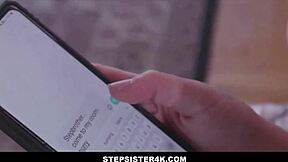 Hot brunette stepsister Ryan Reid cheats with stepbrother Brad Sterling in POV taboo fuck