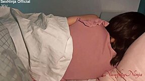 She shares bed with stepsister when granny visits