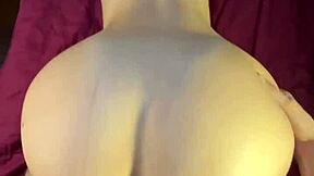 girlfriend spreads perfect ass in doggy style