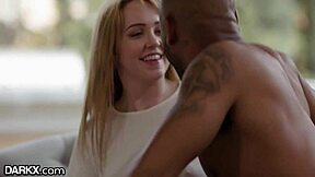 Cute teen Nikole Nash practices twerking on big black cock from darkx.