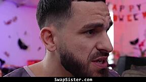 Stepsiblings have no choice but to swap partners for foursome.