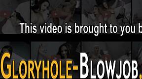 Teenager Sucks Fat Dick At Gloryhole