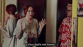 does step mom share bed with son?