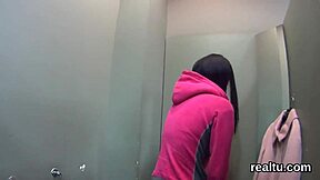 Striking Czech Cutie Seduced In Mall! Rode In POV!