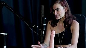 Kamilla Werneck demonstrates her blowjob and sucks Bia Hot's tits in sheer red lingerie