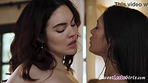 Hot natural busty redhead lesbian babe SEDUCES her skinny hot teen roommate - freya parker katrina colt!