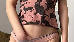 Cute Petite Teen Reaches Fingering Orgasm!