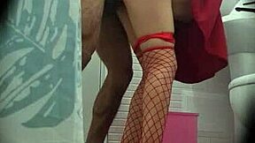 Cheating Girlfriend Fucks In Bathroom After Party On Hidden Cam