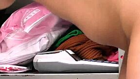 Petite teen perp punished with four big cocks in POV