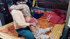 Does she moan in Hindi while riding?