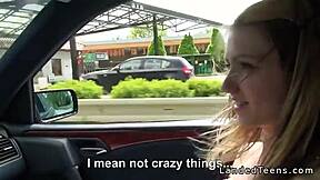 Stranded Teen Fucked On Car Hood In Public POV