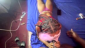 sexy afrolatina slut blows daddy amazingly