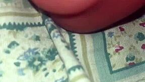 huge black dick creams throat toy 😍