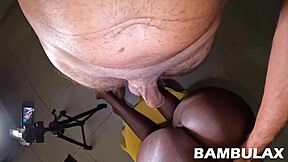 Pov Creampie Session With Ebony Teen's Bubble Butt And Monster Cock