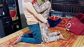 Does she moan in Hindi while riding?