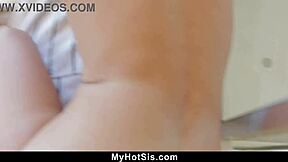 Cute sis dee fucks stepbro twice today