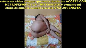 rica universitaria de 18 años folla con su maestro para aprobar 😈