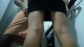 i had sex with my naughty cousin when i got out of the shower she was already rubbing her pussy with her hand