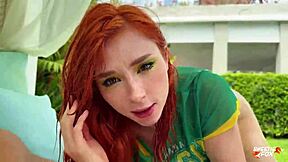 Hot Fitness Girl Loves Football and Outdoor Fuck with Sweetie Fox